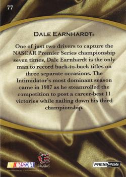 2010 Press Pass Legends - Solo #77 Dale Earnhardt Back