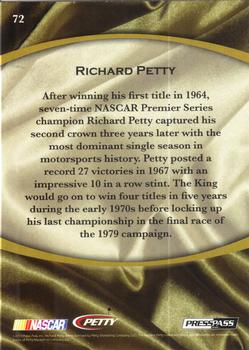 2010 Press Pass Legends - Holofoil #72 Richard Petty Back