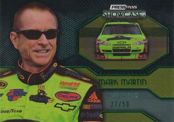 2010 Press Pass Showcase - 3rd Gear (Green) #40 Mark Martin Front