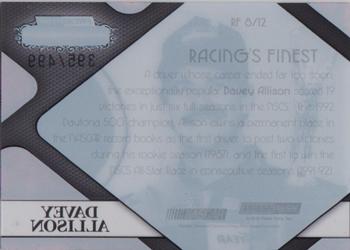 2010 Press Pass Showcase - Racing's Finest #RF 8 Davey Allison Back