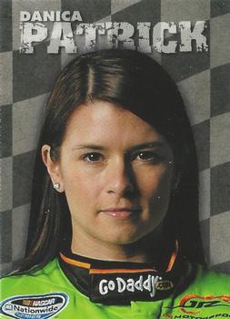 2010 Wheels Main Event - Fight Card Checkered Flag #FC 25 Danica Patrick Front