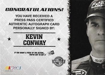 2010 Wheels Main Event - Marks Autographs Blue #NNO Kevin Conway Back
