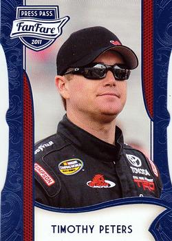 2011 Press Pass Fanfare - Blue Die Cuts #70 Timothy Peters Front