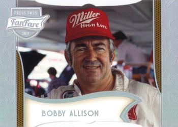 2011 Press Pass Fanfare - Holofoil Die Cuts #75 Bobby Allison Front