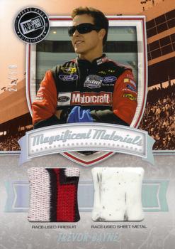 2011 Press Pass Fanfare - Magnificent Materials Dual Swatches #MM-TB1 Trevor Bayne Front