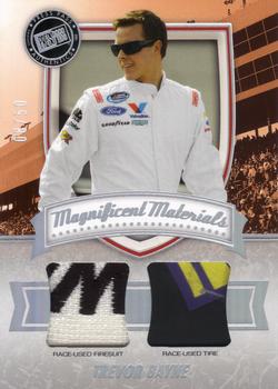 2011 Press Pass Fanfare - Magnificent Materials Dual Swatches #MM-TB1 Trevor Bayne Front