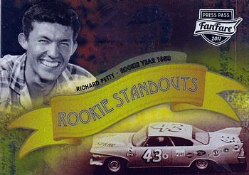 2011 Press Pass Fanfare - Rookie Standouts #RS 15 Richard Petty Front
