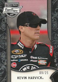 2011 Press Pass Fanfare - Silver #17 Kevin Harvick Front