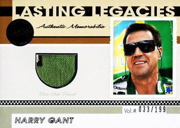 2011 Press Pass Legends - Lasting Legacies Memorabilia Silver #LL-HG Harry Gant Front