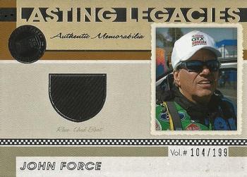 2011 Press Pass Legends - Lasting Legacies Memorabilia Silver #LL-JF John Force Front