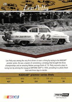 2011 Press Pass Legends - Red #29 Lee Petty Back