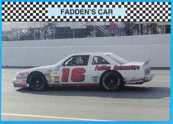 1992 Winner's Choice Busch #19 Stub Fadden's Car Front