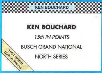 1992 Winner's Choice Busch #32 Ken Bouchard Front