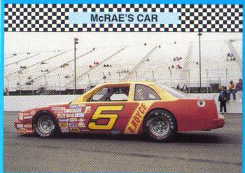 1992 Winner's Choice Busch #36 Barney McRae's Car Front