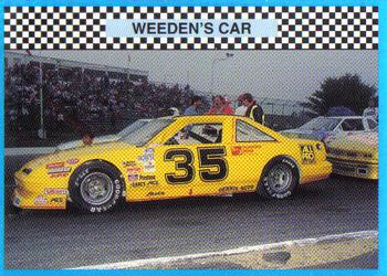 1992 Winner's Choice Busch #59 Mike Weeden's Car Front