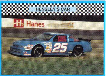 1992 Winner's Choice Busch #81 Jimmy Hensley's Car Front