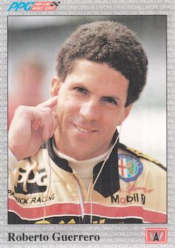 1991 All World Indy #24 Roberto Guerrero - 68156-24Fr
