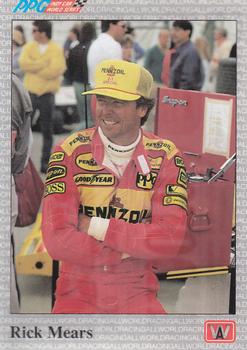 1991 All World #30 Rick Mears Front