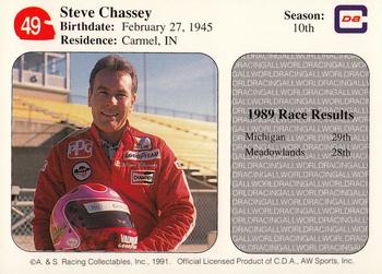 1991 All World #49 Steve Chassey Back