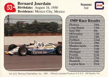 1991 All World #53 Bernard Jourdain Back