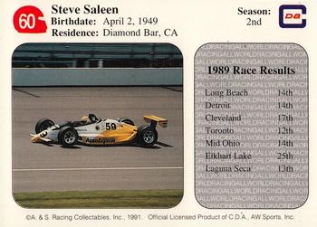 1991 All World #60 Steve Saleen Back