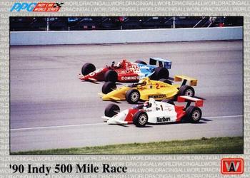 1991 All World #79 '90 Indy 500 Mile Race Front