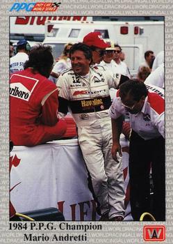 1991 All World #96 1984 P.P.G. Champion Mario Andretti Front