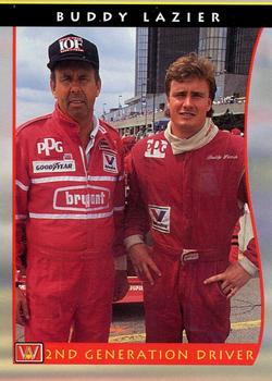1992 All World Indy #45 Buddy Lazier/Bob Lazier Front
