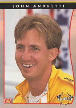 1992 All World Indy #76 John Andretti Front