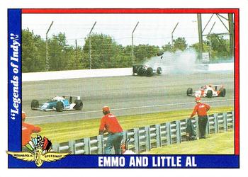 1991 Collegiate Collection Legends of Indy #59 Emerson Fittipaldi / Al Unser Jr. Front