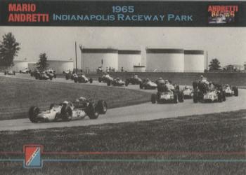 1992 Collect-a-Card Andretti Family Racing #6 1965 Indianapolis Raceway Park Front