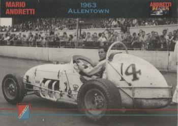 1992 Collect-a-Card Andretti Family Racing #9 1963 Allentown Front