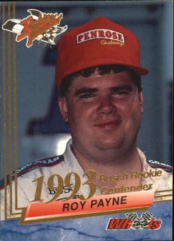 1993 Wheels Rookie Thunder #42 Roy Payne Front