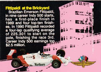 1993 Hi-Tech Indy #59 Emerson Fittipaldi Back