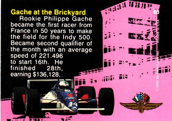 1993 Hi-Tech Indy #63 Philippe Gache Back
