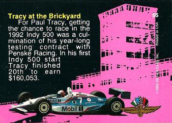 1993 Hi-Tech Indy #55 Paul Tracy Back