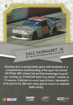2012 Press Pass Fanfare #12 Dale Earnhardt Jr. Back