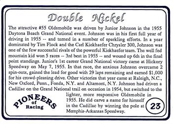 1991 Galfield Press Pioneers of Racing #23 Junior Johnson Back
