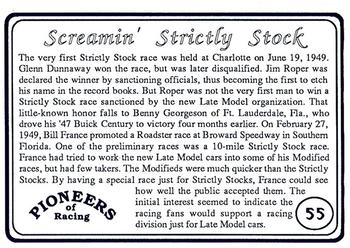 1991 Galfield Press Pioneers of Racing #55 Benny Georgeson Back