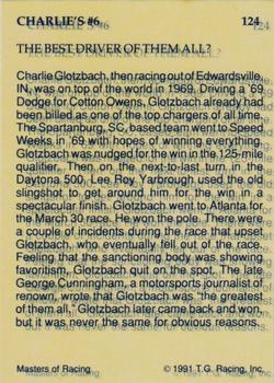 1991-92 TG Racing Masters of Racing Update #124 Charlie Glotzbach Back