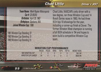 1994 Power #99 Chad Little Back
