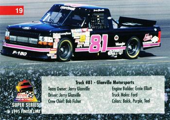 1995 Finish Line Super Series #19 #81 Glanville Motorsports Back