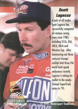 1995 Finish Line Super Series #7 Scott Lagasse Back