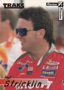 1996 Traks Review & Preview #33 Hut Stricklin Front