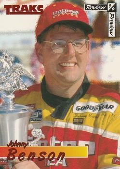 1996 Traks Review & Preview - Red #13 Johnny Benson Front