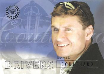 2005 Futera Grand Prix #06 David Coulthard Front
