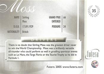 2005 Futera Grand Prix #35 Stirling Moss Back