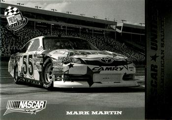2013 Press Pass - Color Proof Black #76 Mark Martin's car Front