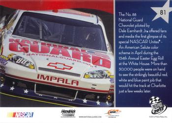2013 Press Pass - Color Proof Magenta #81 Dale Earnhardt Jr.'s Car Back