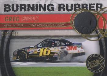 2013 Press Pass - Burning Rubber Gold #BR-GB Greg Biffle Front